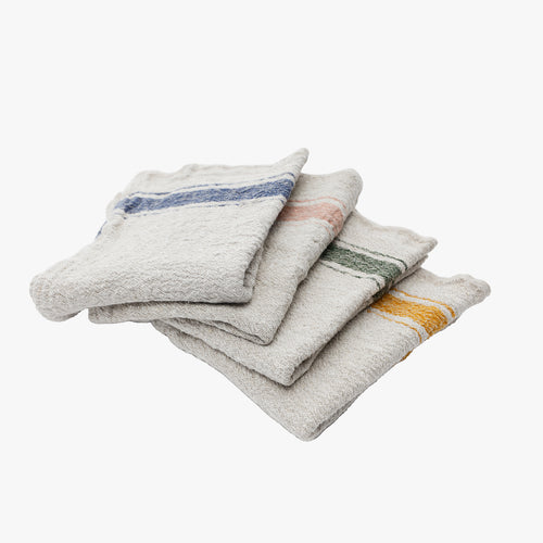 striped linen kitchen towel