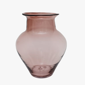 vintage lilac Blenko glass vase