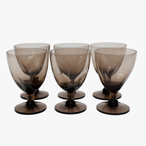 vintage brown goblet