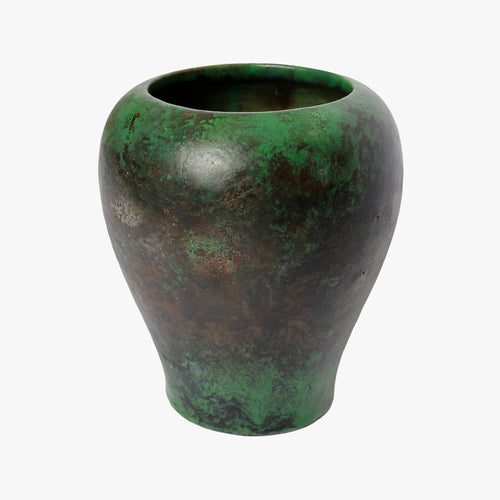 Weller Coppertone orb vase