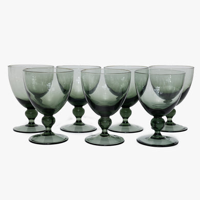 vintage grey-ish green goblets