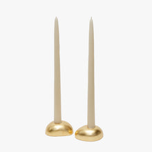 Load image into Gallery viewer, Carol Leskanic hand gilded candle holders