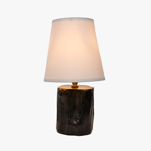 Carol Leskanic + Milton Market faux bois lamp