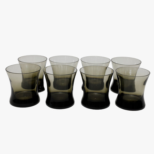 vintage lowball glasses, set of 8