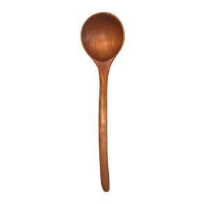 hand carved wood ladle